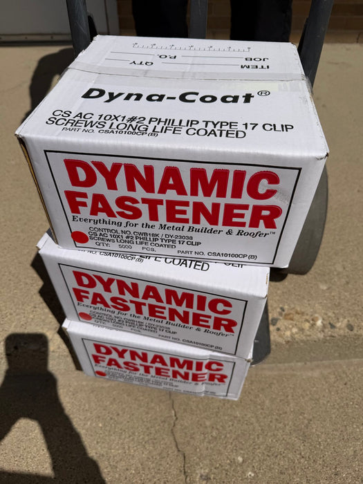 Clip Screw, Type-17, DYNA-COAT®, Phil Pancake, #10 x 1"